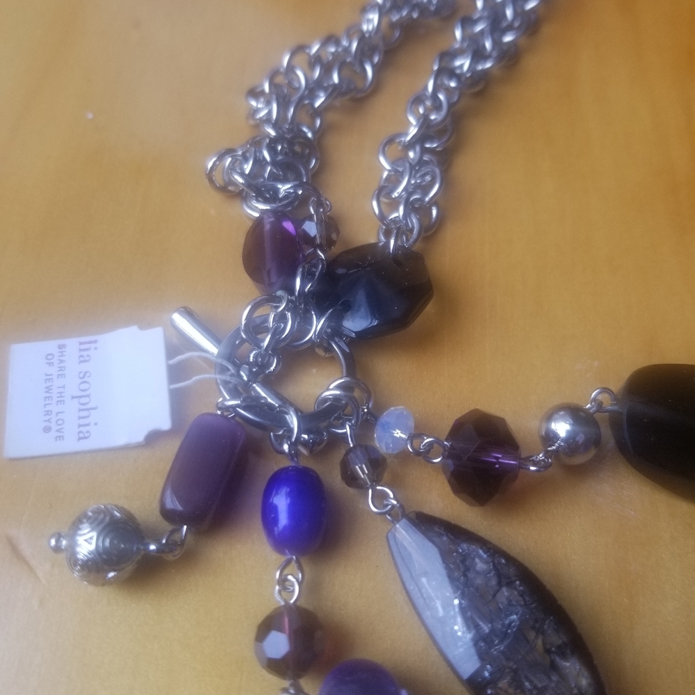 ⚠️NWT- Lia Sophia Violet Hour Toggle Necklace - Picture 11 of 16
